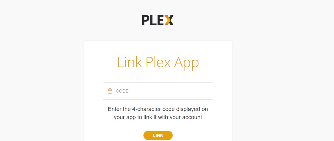 8731-Plex-4digitcode